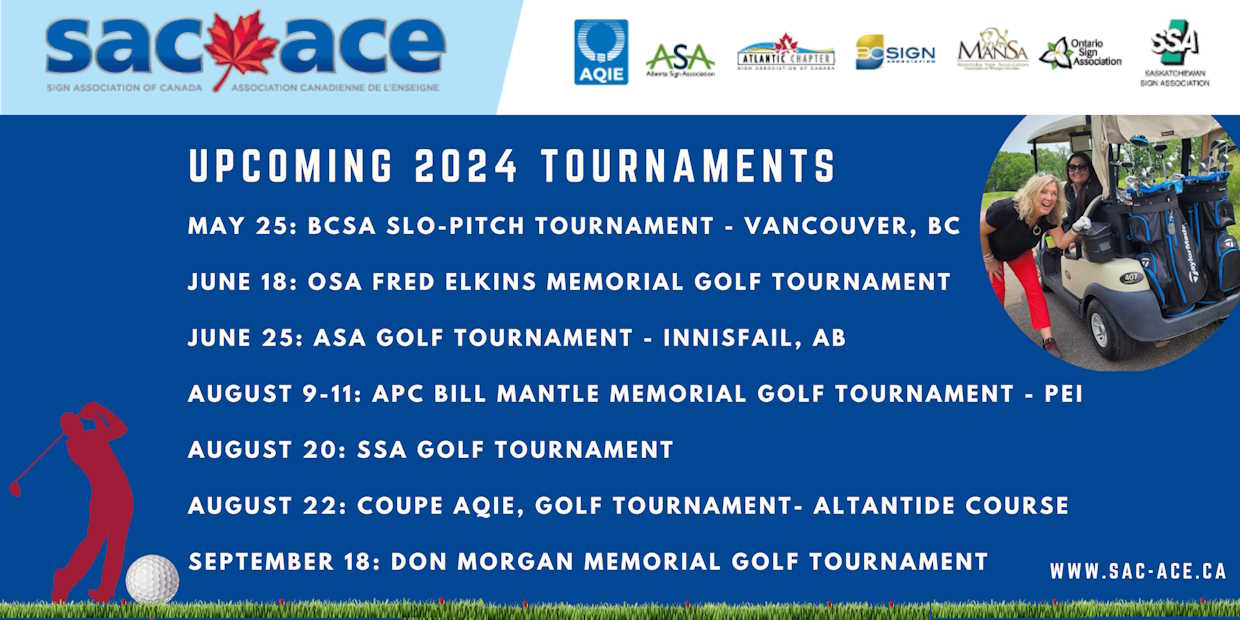 GolfTournaments2024BannerBlue Sign Association of Canada